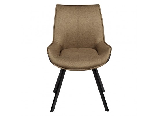 Стул Soft светло-коричневый с чёрным, рогожка в Ростове-на-Дону