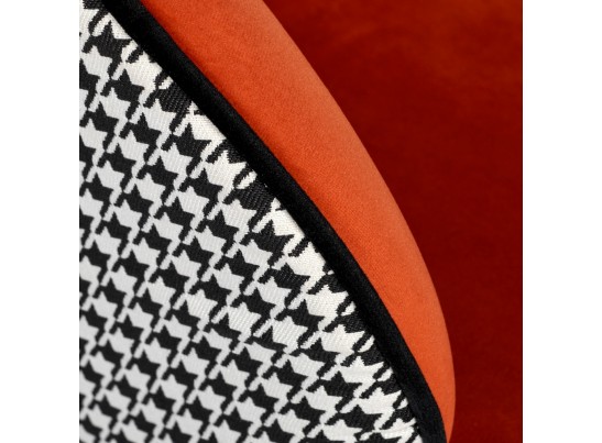 Стул Paola оранжевый с жаккардом в Ростове-на-Дону