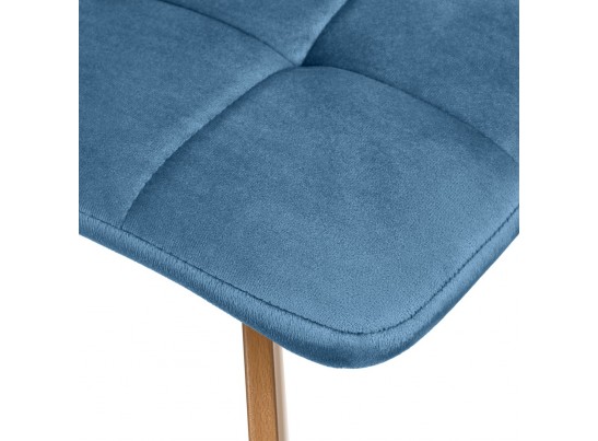 Комплект из 2-х стульев Easy тёмно-бирюзовый с ножками под дерево в Ростове-на-Дону