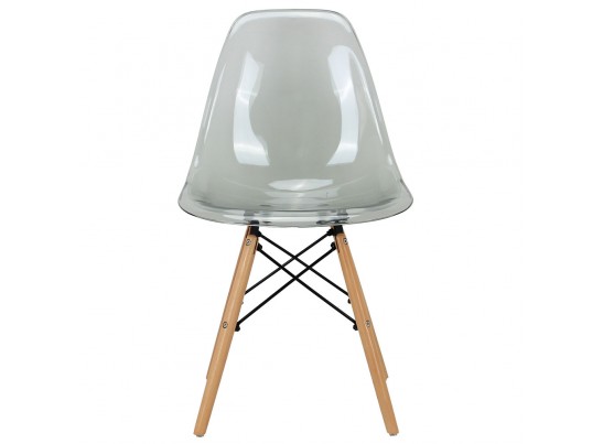 Комплект из 4-х стульев Eames прозрачный серый в Ростове-на-Дону