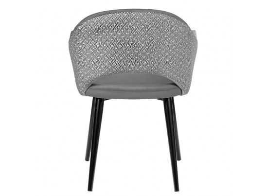 Стул Bruno серый с жаккардом в Ростове-на-Дону