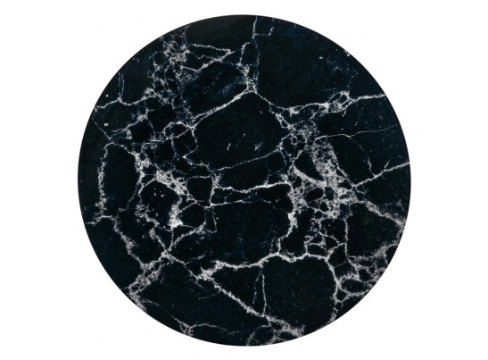 Набор кофейных столиков Tango чёрный мрамор с чёрными ножками, 2шт в Ростове-на-Дону