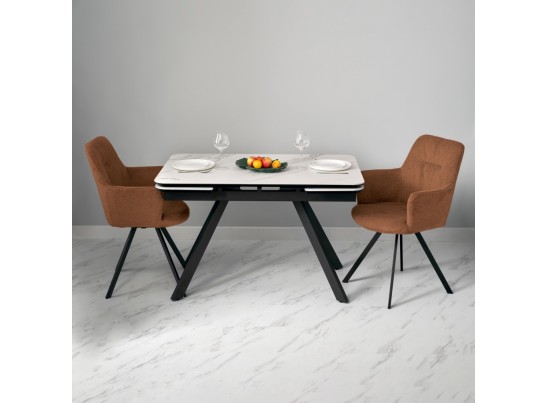 Комплект из 2-х стульев Grant терракотовый шенилл на поворотном механизме в Ростове-на-Дону