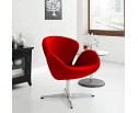 Кресло SWAN CHAIR красный кашемир в Ростове-на-Дону