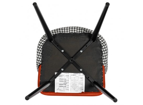 Стул Paola оранжевый с жаккардом в Ростове-на-Дону