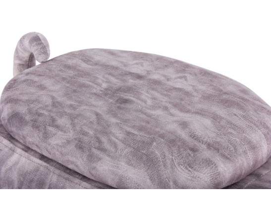 Пуф Бульдог светло-серый в Ростове-на-Дону