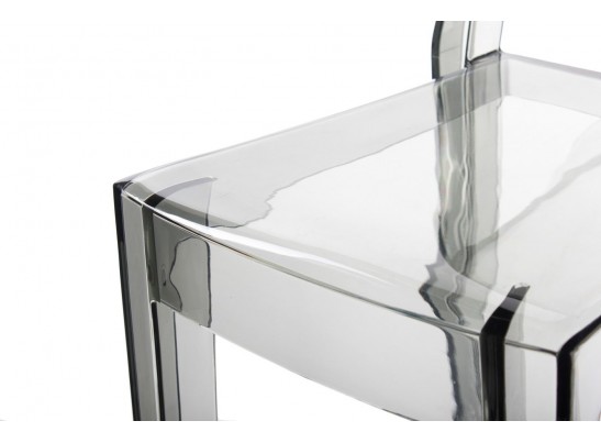 Стул барный Victoria Ghost прозрачный серый в Ростове-на-Дону