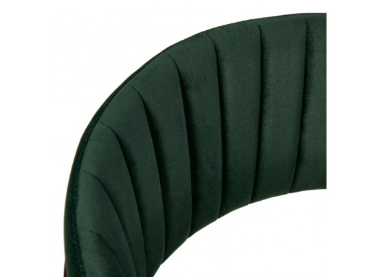 Комплект из 2-х стульев полубарных Turin зеленый с золотыми ножками в Ростове-на-Дону