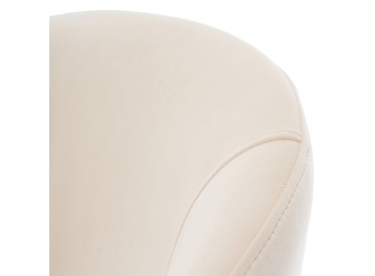 Стул-полукресло Emil кремовый с золотыми ножками в Ростове-на-Дону