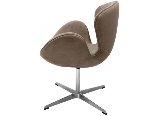 Кресло SWAN CHAIR латте, искусственная замша в Ростове-на-Дону