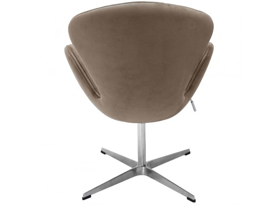 Кресло SWAN CHAIR латте, искусственная замша в Ростове-на-Дону