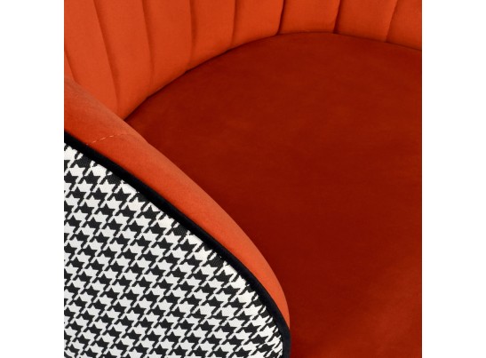 Стул Paola оранжевый с жаккардом в Ростове-на-Дону