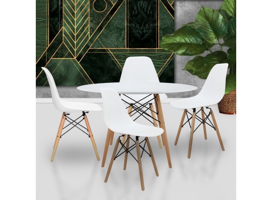 Комплект из 4-х стульев Eames белый в Ростове-на-Дону
