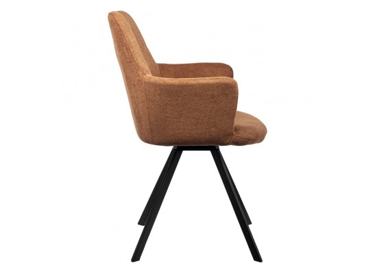 Комплект из 2-х стульев Grant терракотовый шенилл на поворотном механизме в Ростове-на-Дону