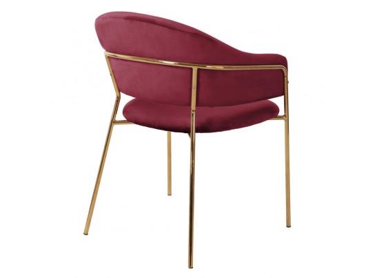 Стул Felix винный с золотыми ножками в Ростове-на-Дону