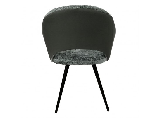 Стул Bruno зелёный шенилл с экокожей с поворотным механизмом в Ростове-на-Дону