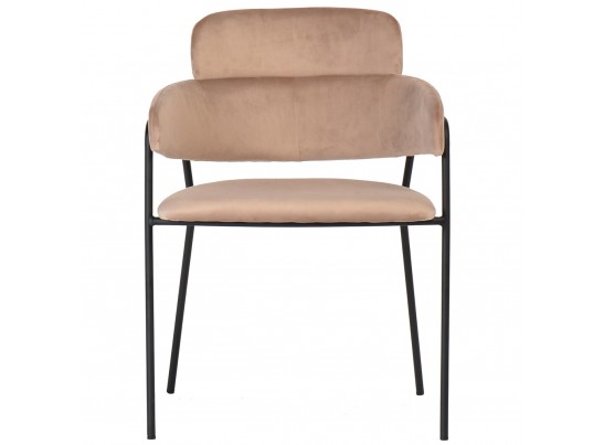 Стул Napoli латте с черными ножками в Ростове-на-Дону