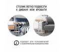 Стол многофункциональный Shuttle 80х58х80-130см, светлое дерево, белый в Ростове-на-Дону