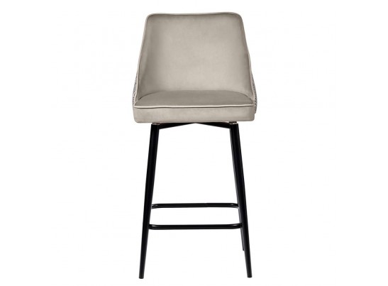 Стул полубарный Dave латте с жаккардом, с поворотным механизмом в Ростове-на-Дону