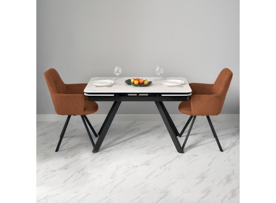 Комплект из 2-х стульев Grant терракотовый шенилл на поворотном механизме в Ростове-на-Дону