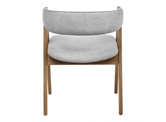 Стул Alan серый букле с ножками цвета орех в Ростове-на-Дону