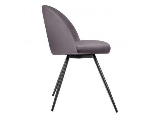 Стул Vivian графит с черными ножками в Ростове-на-Дону