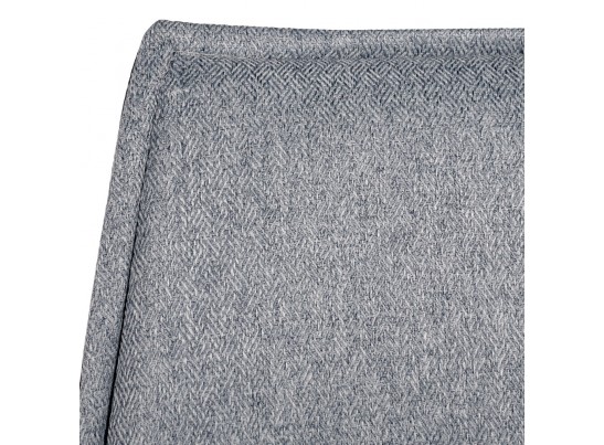 Стул Soft серо-голубой с чёрным, рогожка в Ростове-на-Дону