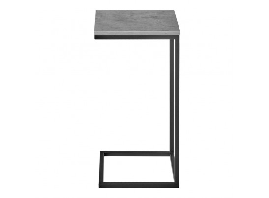 Придиванный столик Loft 35х35 Бетон Чикаго с чёрными ножками в Ростове-на-Дону
