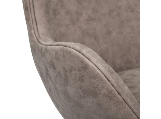 Кресло EGG CHAIR бледно-коричневый матовый с эффектом состаренная кожа в Ростове-на-Дону