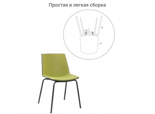 Стул Stark зеленый в Ростове-на-Дону