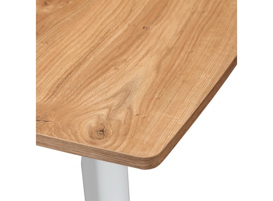 Стол Oslo раскладной 120-160x80x76см, Дуб Навара, белый в Ростове-на-Дону Стол Oslo раскладной 120-160x80x76см, Дуб Навара, белый в Ростове-на-Дону