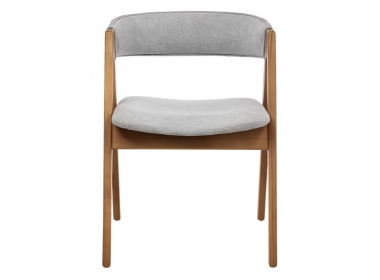 Стул Alan серый букле с ножками цвета орех в Ростове-на-Дону