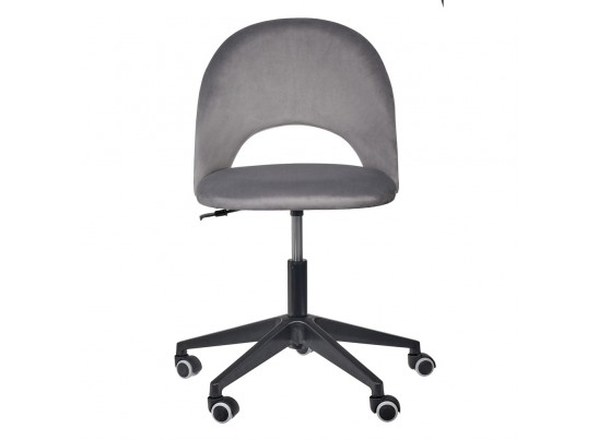 Стул Leo вращающийся на колесиках темно-серый в Ростове-на-Дону
