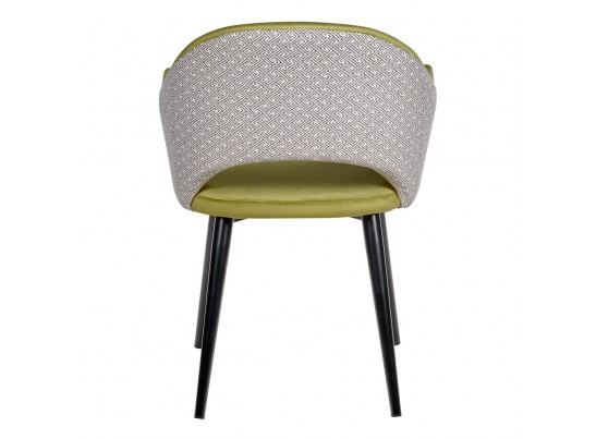 Стул Bruno ярко-зеленый с жаккардом в Ростове-на-Дону