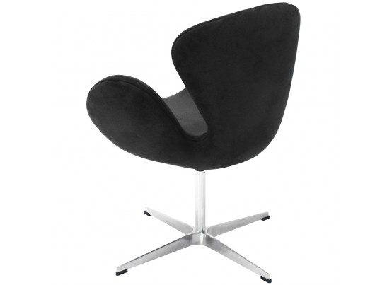 Кресло SWAN CHAIR графит, искусственная замша в Ростове-на-Дону