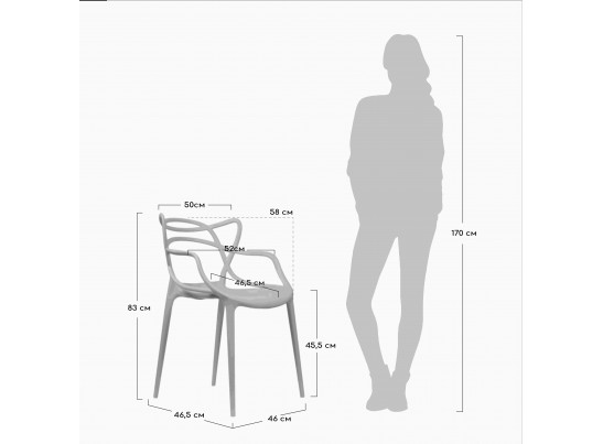 Комплект из 6-ти стульев Masters латте в Ростове-на-Дону