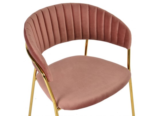 Стул Turin пудровый с золотыми ножками в Ростове-на-Дону