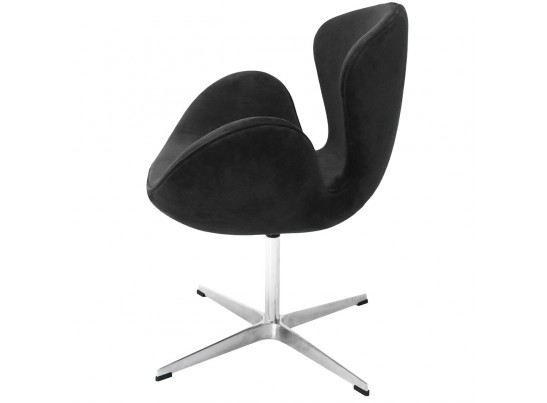 Кресло SWAN CHAIR графит, искусственная замша в Ростове-на-Дону