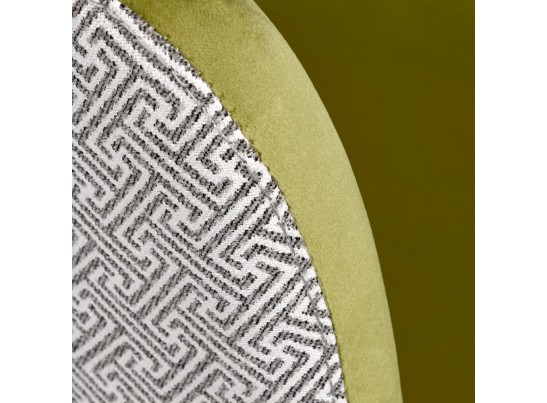 Стул Bruno ярко-зеленый с жаккардом в Ростове-на-Дону