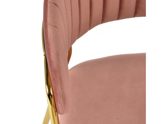 Стул Turin пудровый с золотыми ножками в Ростове-на-Дону