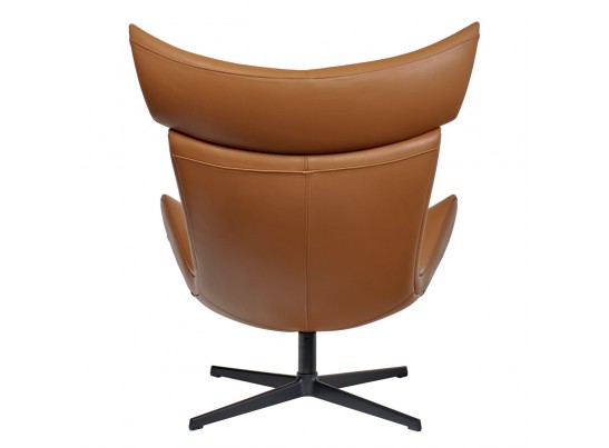 Кресло IMOLA оранжевый, натуральная кожа в Ростове-на-Дону