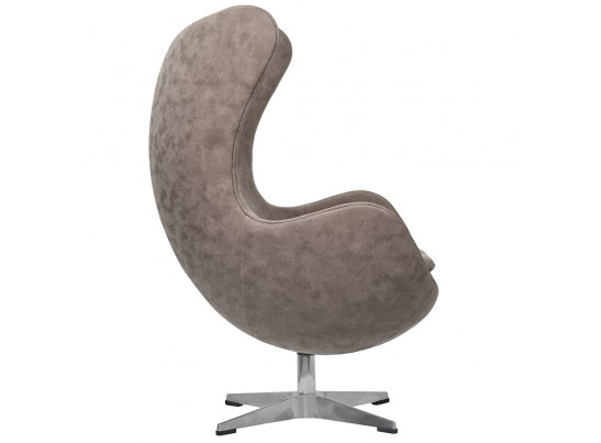 Кресло EGG CHAIR бледно-коричневый матовый с эффектом состаренная кожа в Ростове-на-Дону