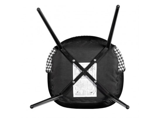 Стул Leo чёрный с жаккардом в Ростове-на-Дону