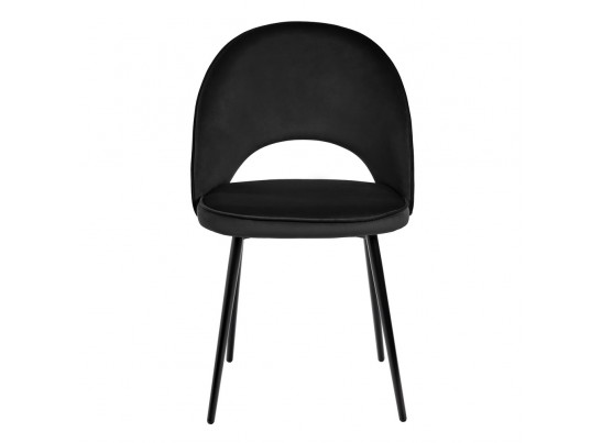 Стул Leo чёрный с жаккардом в Ростове-на-Дону