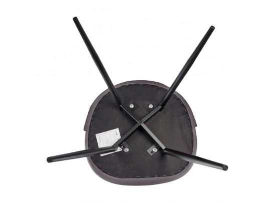 Стул Vivian графит с черными ножками в Ростове-на-Дону