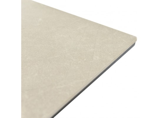 Стол Adam раскладной 140-190x90x75см, керамогранит бежевый, чёрный в Ростове-на-Дону