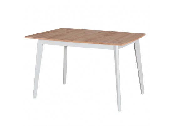 Стол Oslo раскладной 120-160x80x76см, Дуб Навара, белый в Ростове-на-Дону Стол Oslo раскладной 120-160x80x76см, Дуб Навара, белый в Ростове-на-Дону