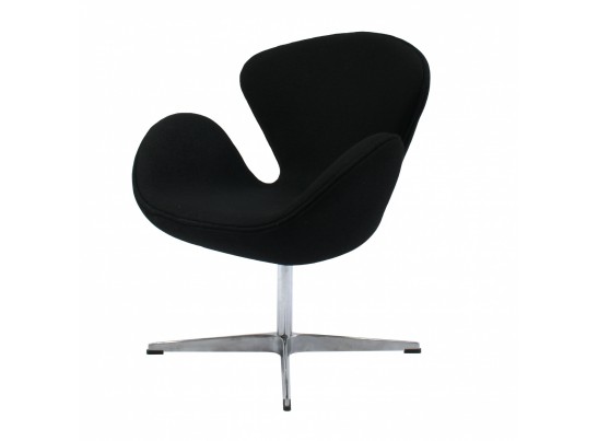 Кресло SWAN CHAIR чёрный кашемир в Ростове-на-Дону