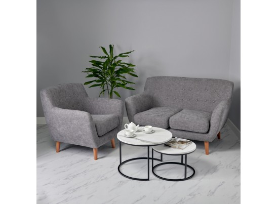 Диван Picasso двухместный горчичный, шенилл в Ростове-на-Дону