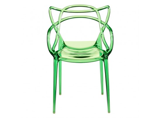 Комплект из 2-х стульев Masters прозрачный зелёный в Ростове-на-Дону